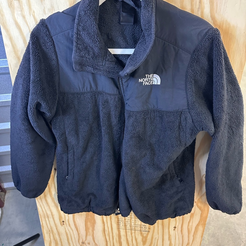 The North Face Girls XL Black Fleece Jacket – Soft Sherpa Denali Style